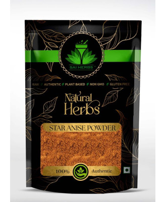 Star Anise Powder- Chakri Phool - Highly Aromatic - Badian Khatai - Illicium Verum